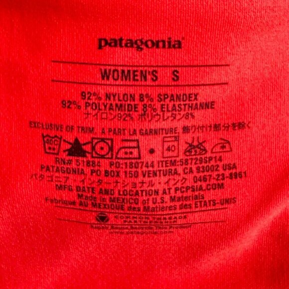 Patagonia Seabrook Bandha Dress Spiced Coral Knotted V Neck Cap Sleeve  Size S - Picture 5 of 6